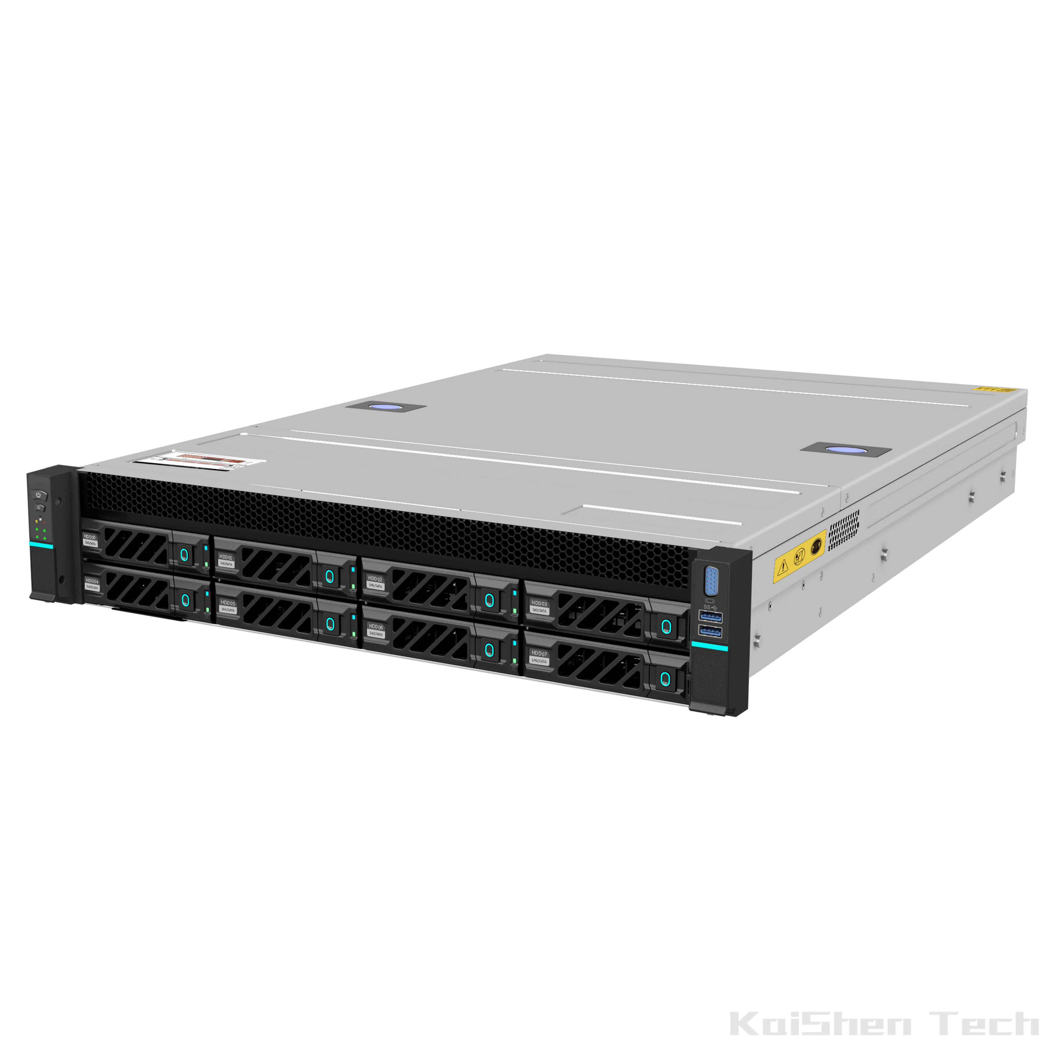 2U 8 Bays Server Chassis