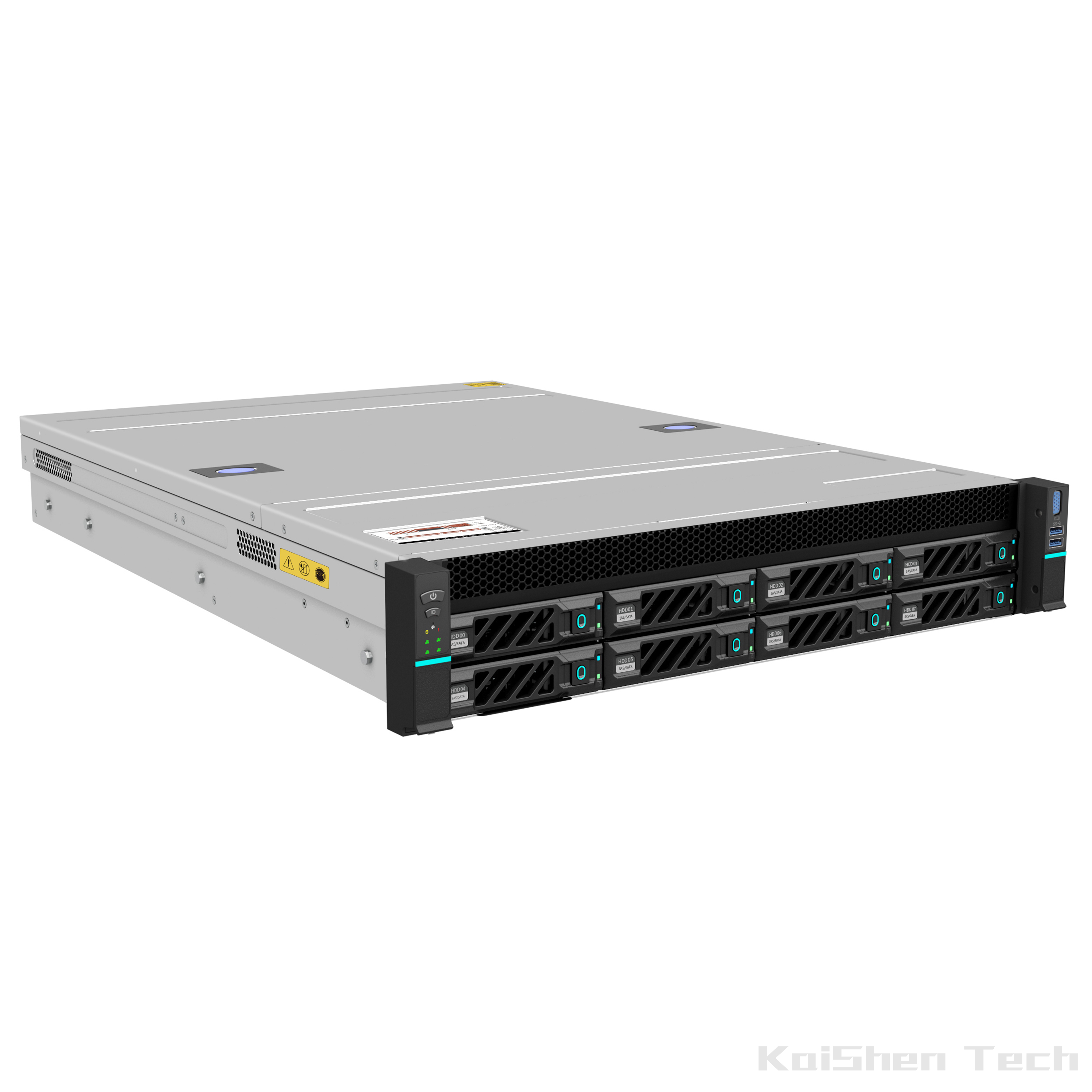 2U 8 Bays Server Chassis
