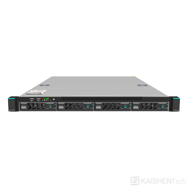 1U 4 Bays 650mm Rack Server Chassis